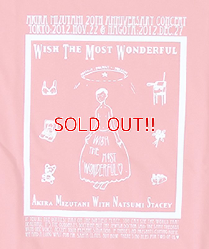 画像2: 水谷紹　20周年記念Tシャツ『WISH THE MOST WONDERFUL』 (2)